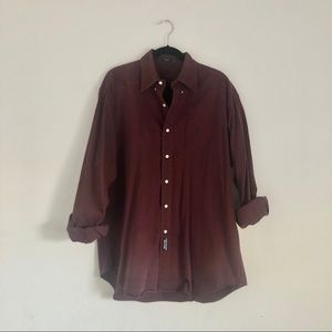 Ralph Lauren Long Sleeve Shirt, Burgundy/Maroon